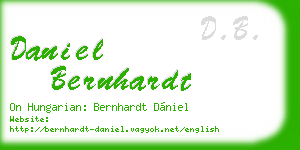 daniel bernhardt business card